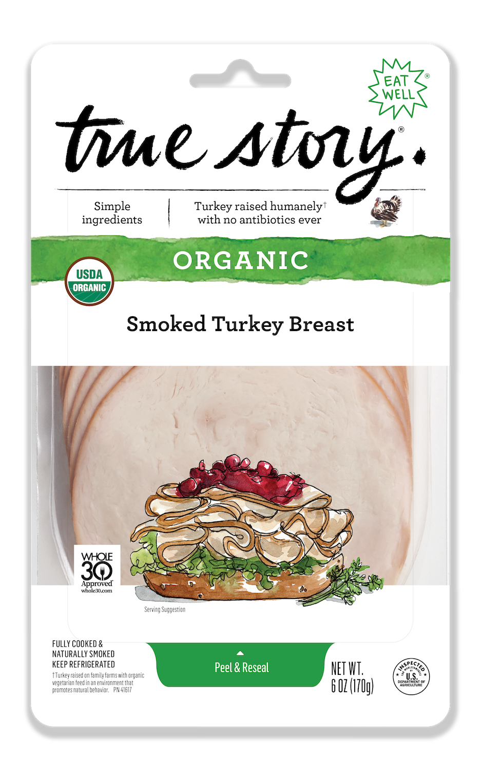 Organic Smoked Turkey Breast Packaging