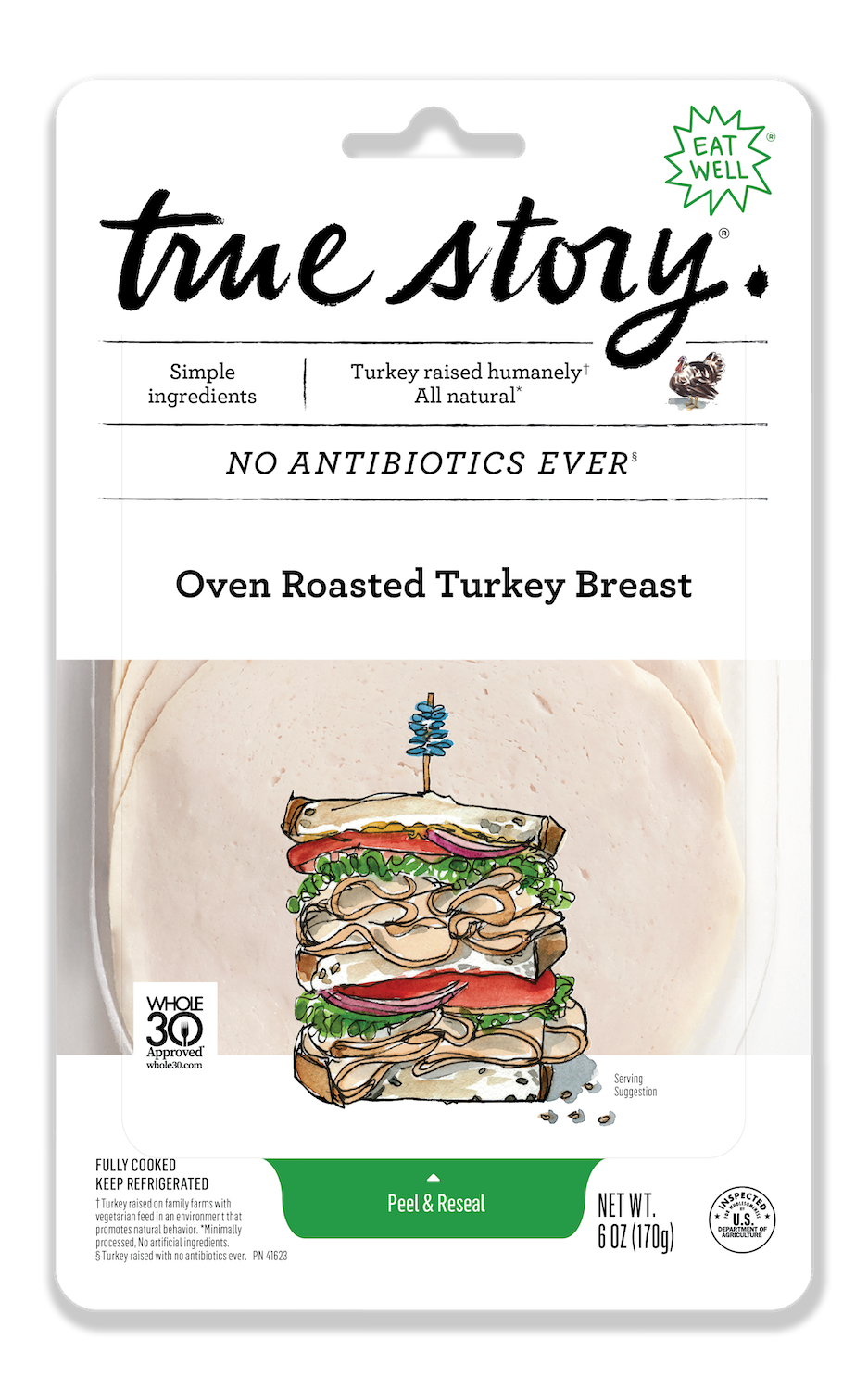 Oven Roasted Turkey Breast (Sliced) Packaging