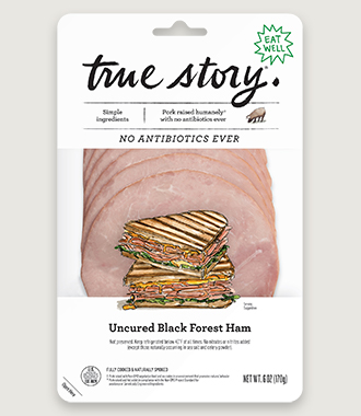 Uncured Black Forest Ham (Sliced) Product Packaging