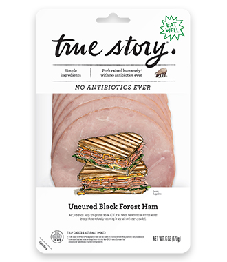 Uncured Black Forest Ham Product Packaging