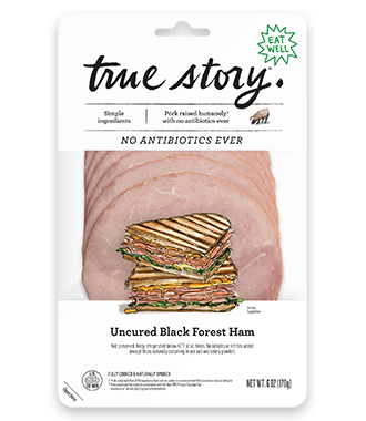 Uncured Black Forest Ham (Sliced) Product Packaging