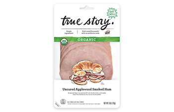 Organic Uncured Applewood Smoked Ham Packaging