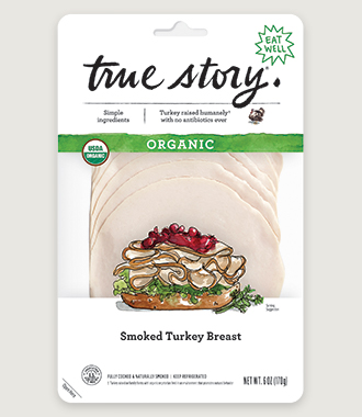 Organic Smoked Turkey Breast Product Packaging
