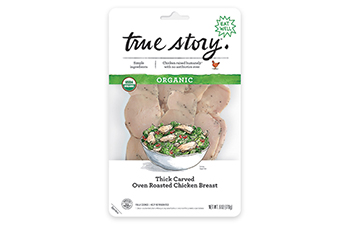 Organic Thick Carved Oven Roasted Chicken Breast Packaging