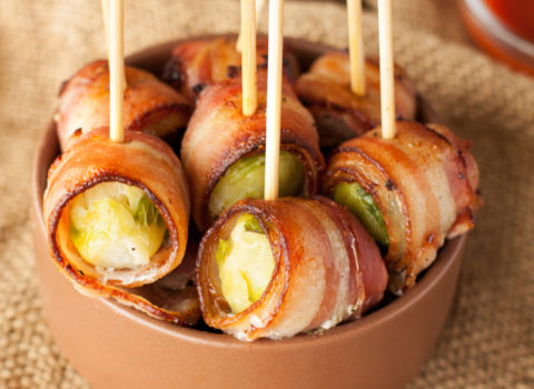 Bacon Wrapped Brussels Sprouts