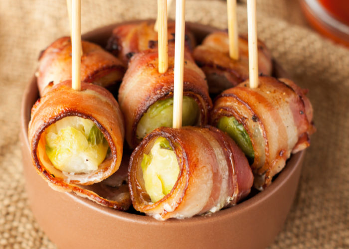 Bacon Wrapped Brussels Sprouts