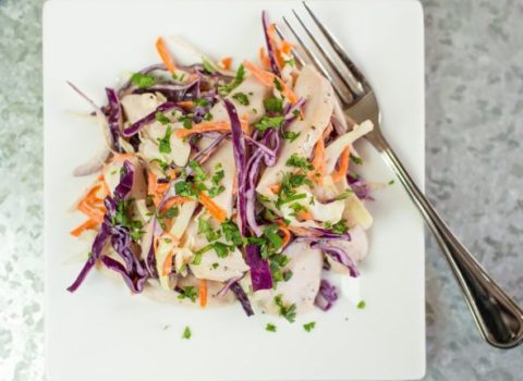 True Story Colorful Chicken Coleslaw