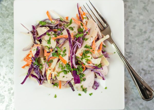 True Story Colorful Chicken Coleslaw