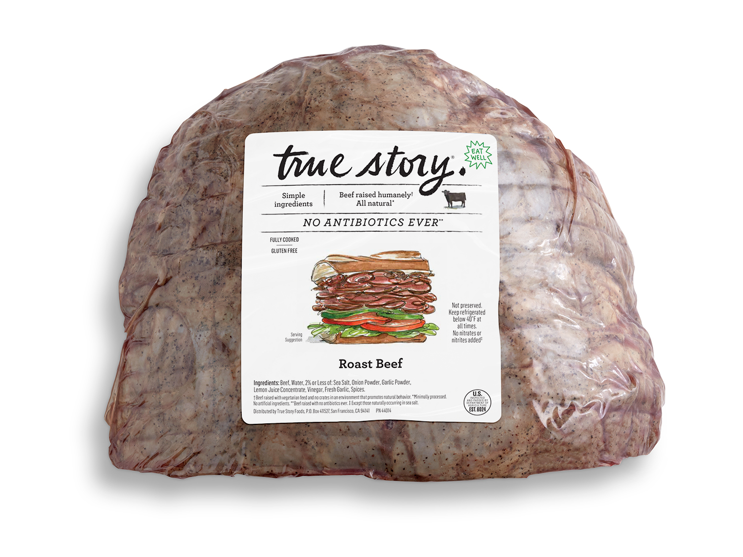 Roast Beef Product Packaging