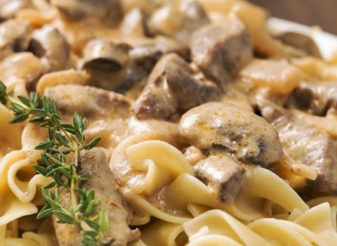 Beef Stroganoff