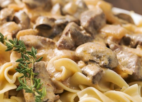 Beef Stroganoff