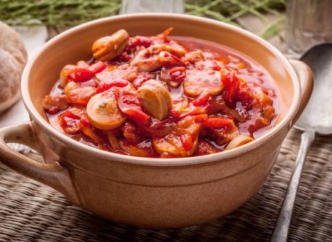 Hungarian Stew with Sausage