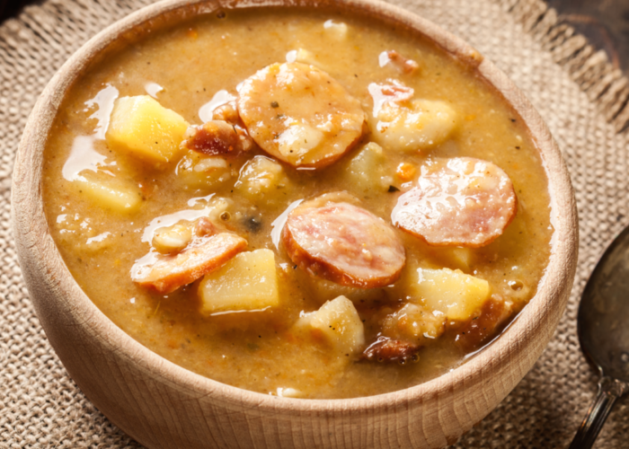 Split Pea Soup with Sausage and Potato