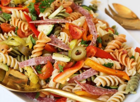 Salame Pepper Pasta Salad