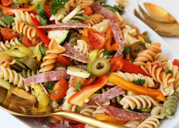 Salame Pepper Pasta Salad