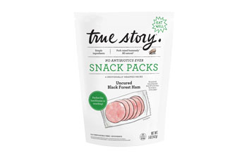 Uncured Black Forest Ham Snack Pack Packaging