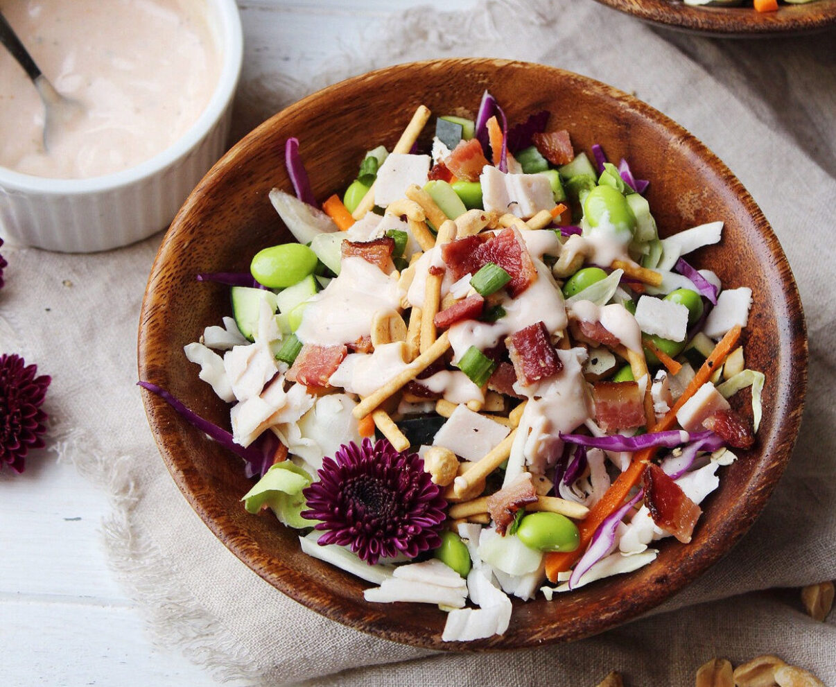 Turkey Bacon Chopped Summer Salad