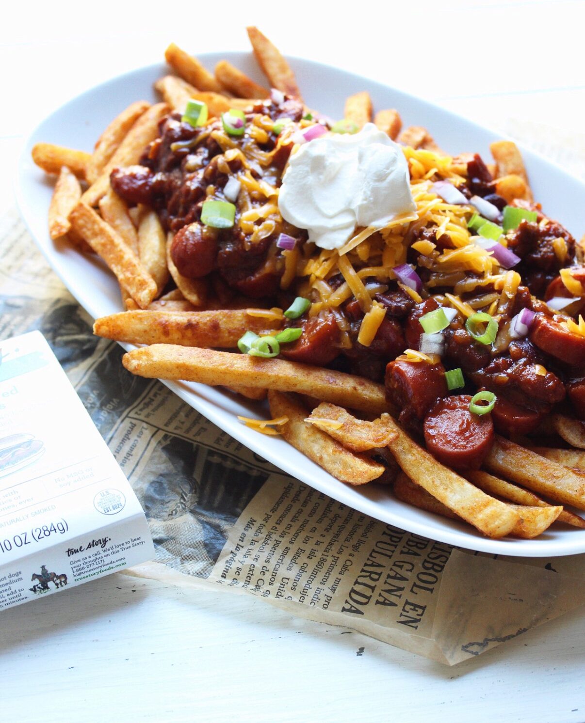 Chili Cheese Dog Fries