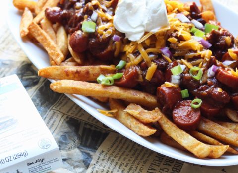 Chili Cheese Dog Fries