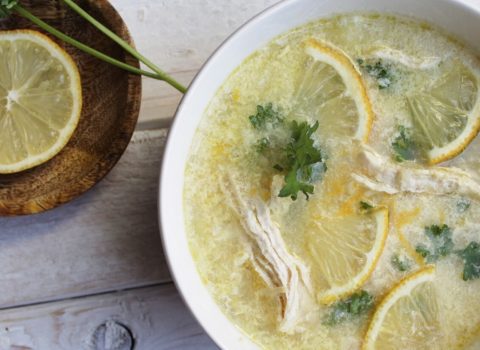 Avgolemono Lemon and Chicken Soup