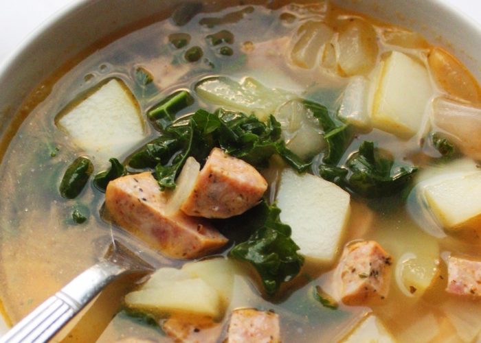 Potato, Sausage and Kale Soup