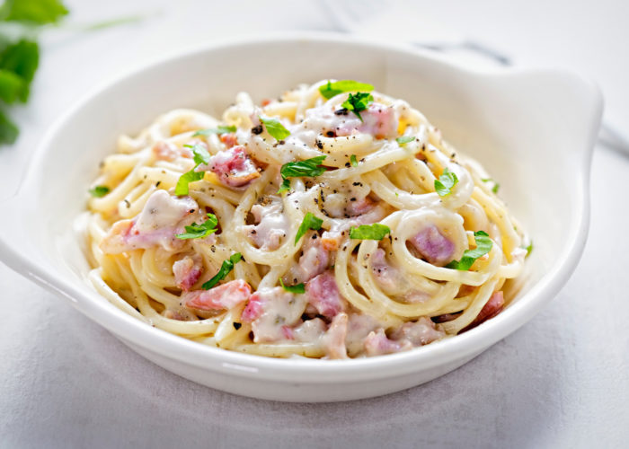 Creamy Ham & Veggie Pasta