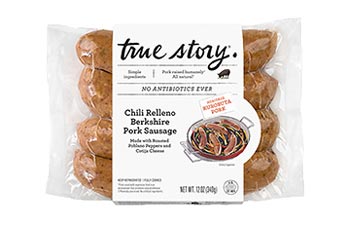 Chili Relleno Kurobuta Pork Sausage Packaging