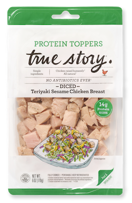Protein Toppers Teriyaki Sesame Chicken Breast Packaging