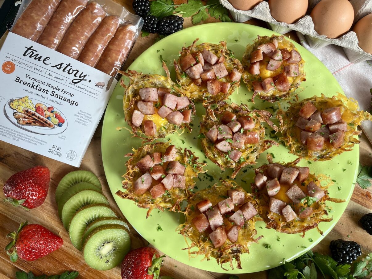 Hash Brown Egg Nests