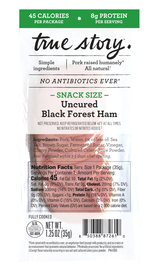 Ham Snack Pack Singles Packaging
