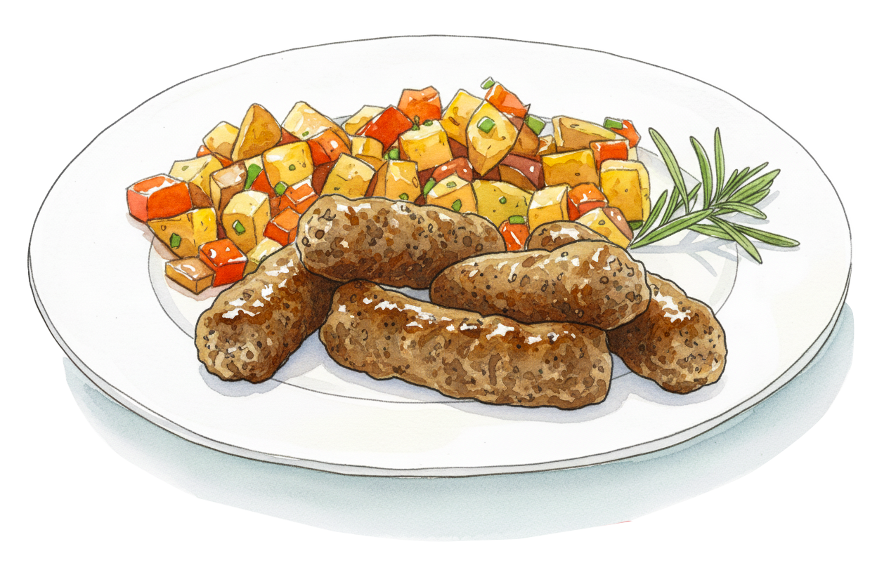 Organic Cinnamon Swirl Chicken Breakfast Sausage Links