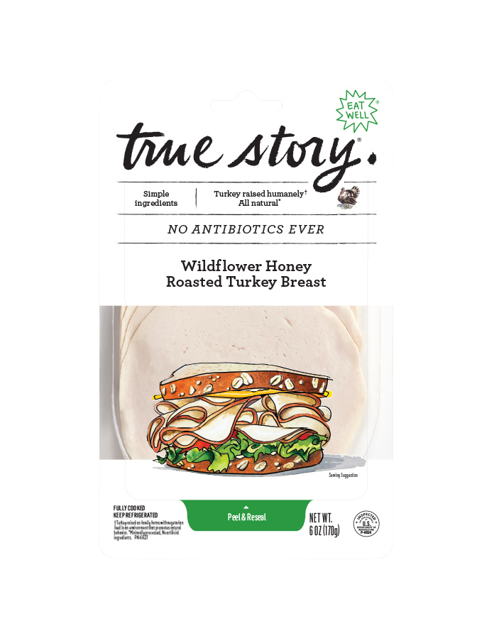 Wildflower Honey Roasted Turkey Breast Packaging