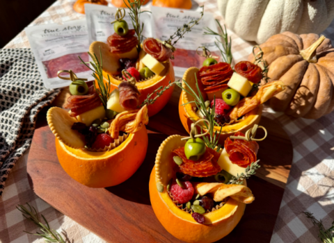 Charcuterie in Mini Pumpkins