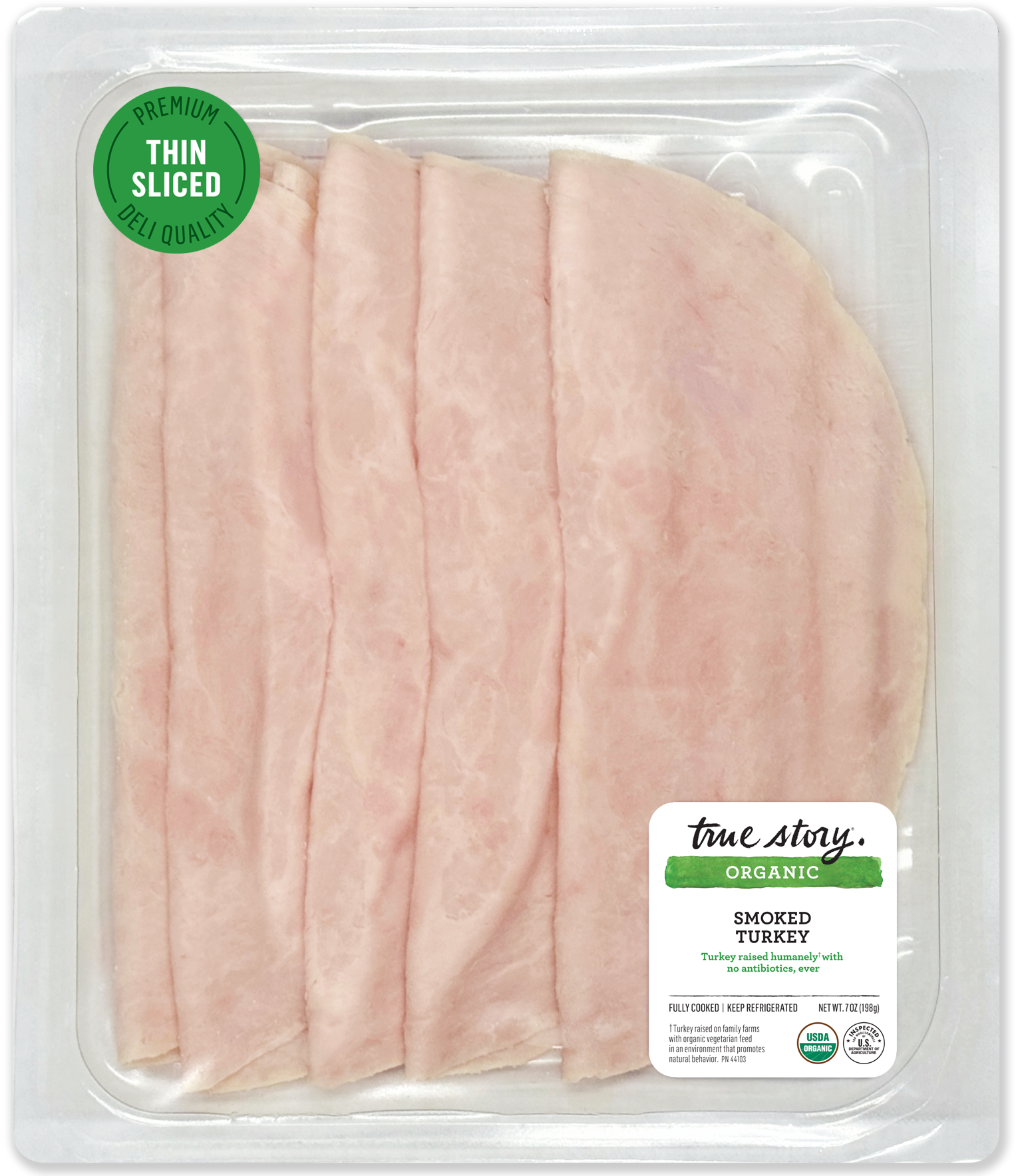 Deli Style Organic Smoked Turkey Packaging