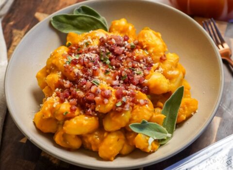 Pumpkin Pancetta Gnocchi