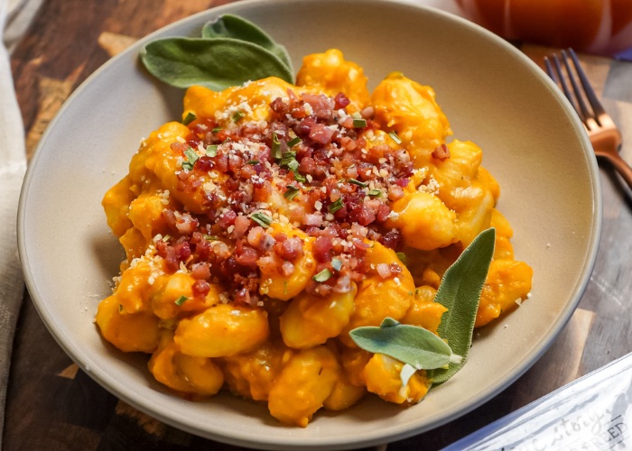 Pumpkin Pancetta Gnocchi